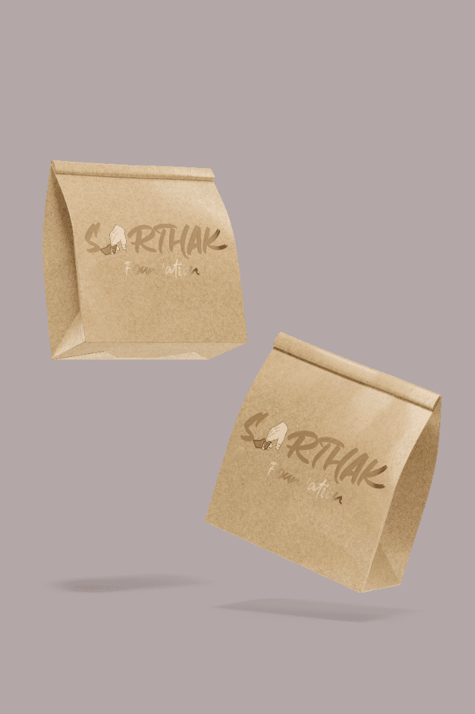 Sarthak Foundation Kraft Paper Bag Packaging