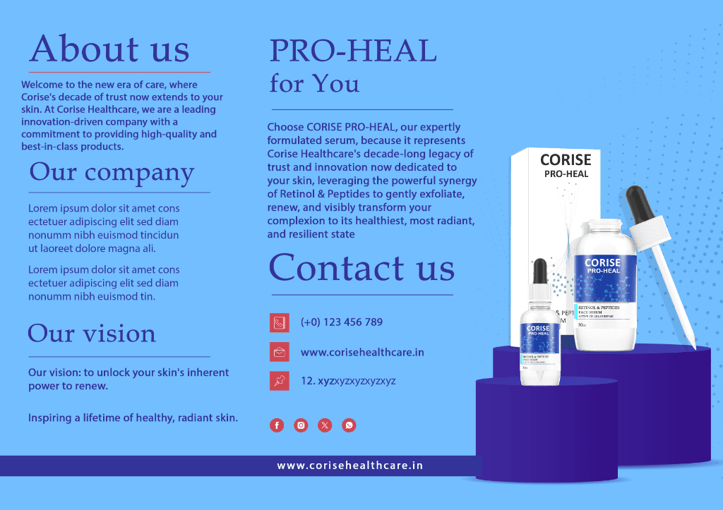 Corise Pro-Heal Model Promotion Poster